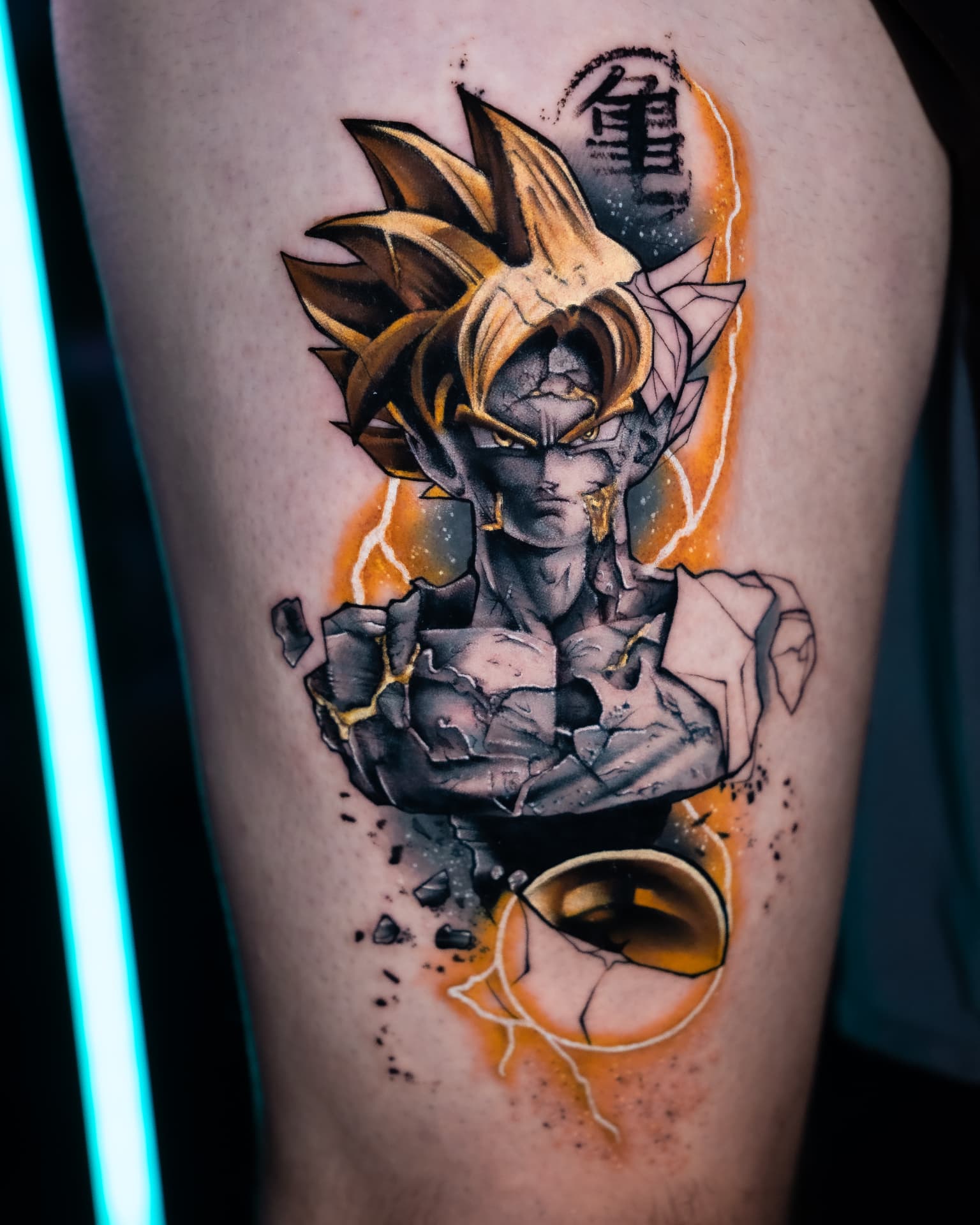 Tatuaż — Kamienny Goku