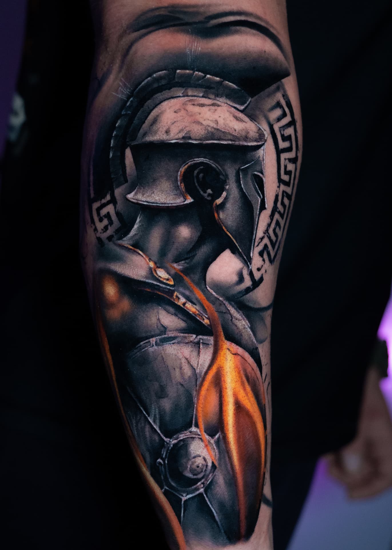 Tatuaż — Spartanin