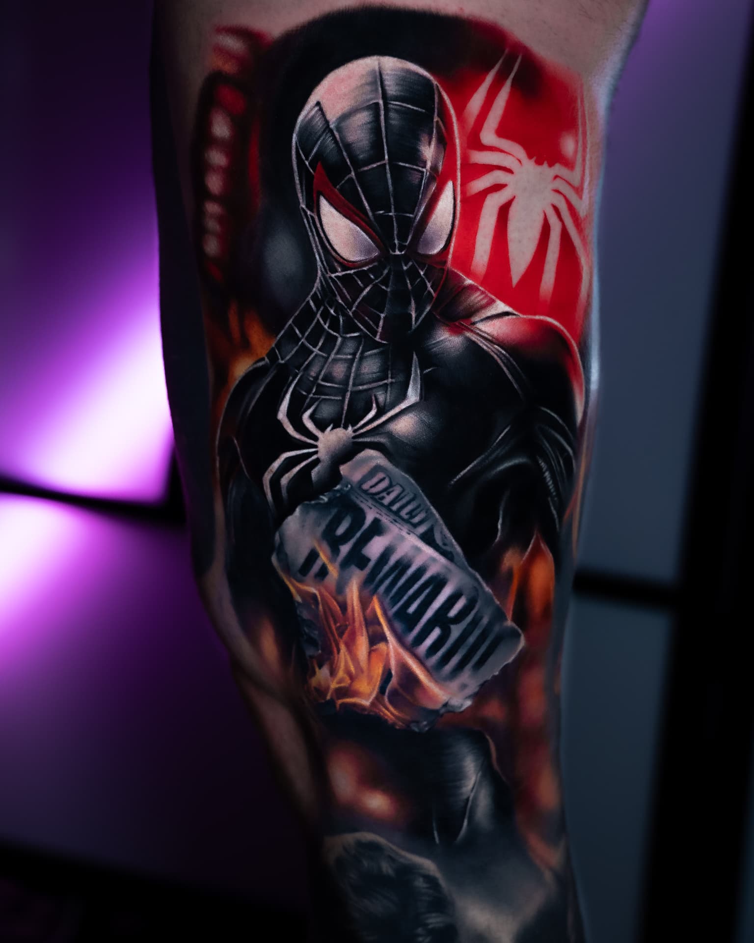 Tatuaż — Spider-Man
