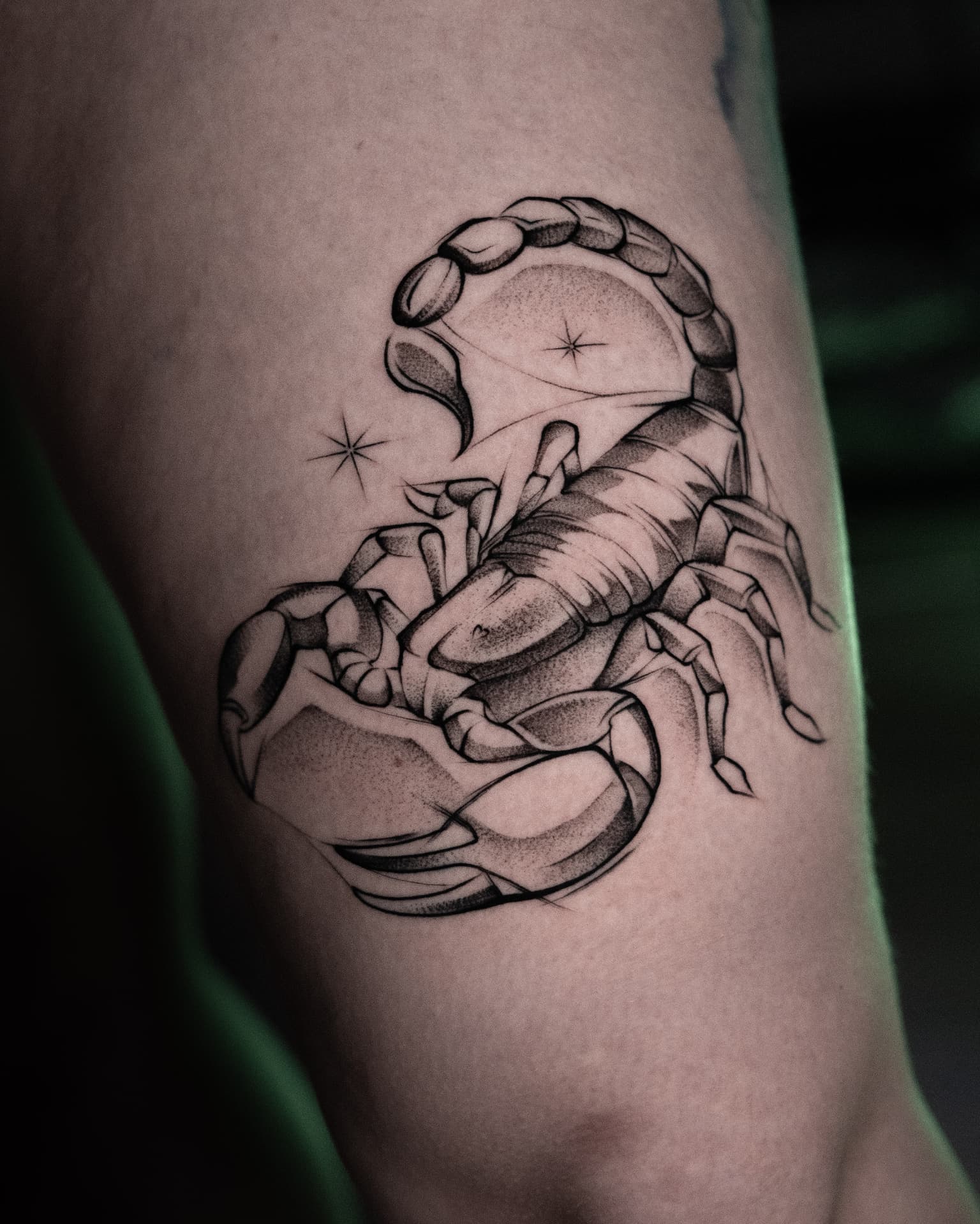 Tatuaż — Skorpion zodiakalny
