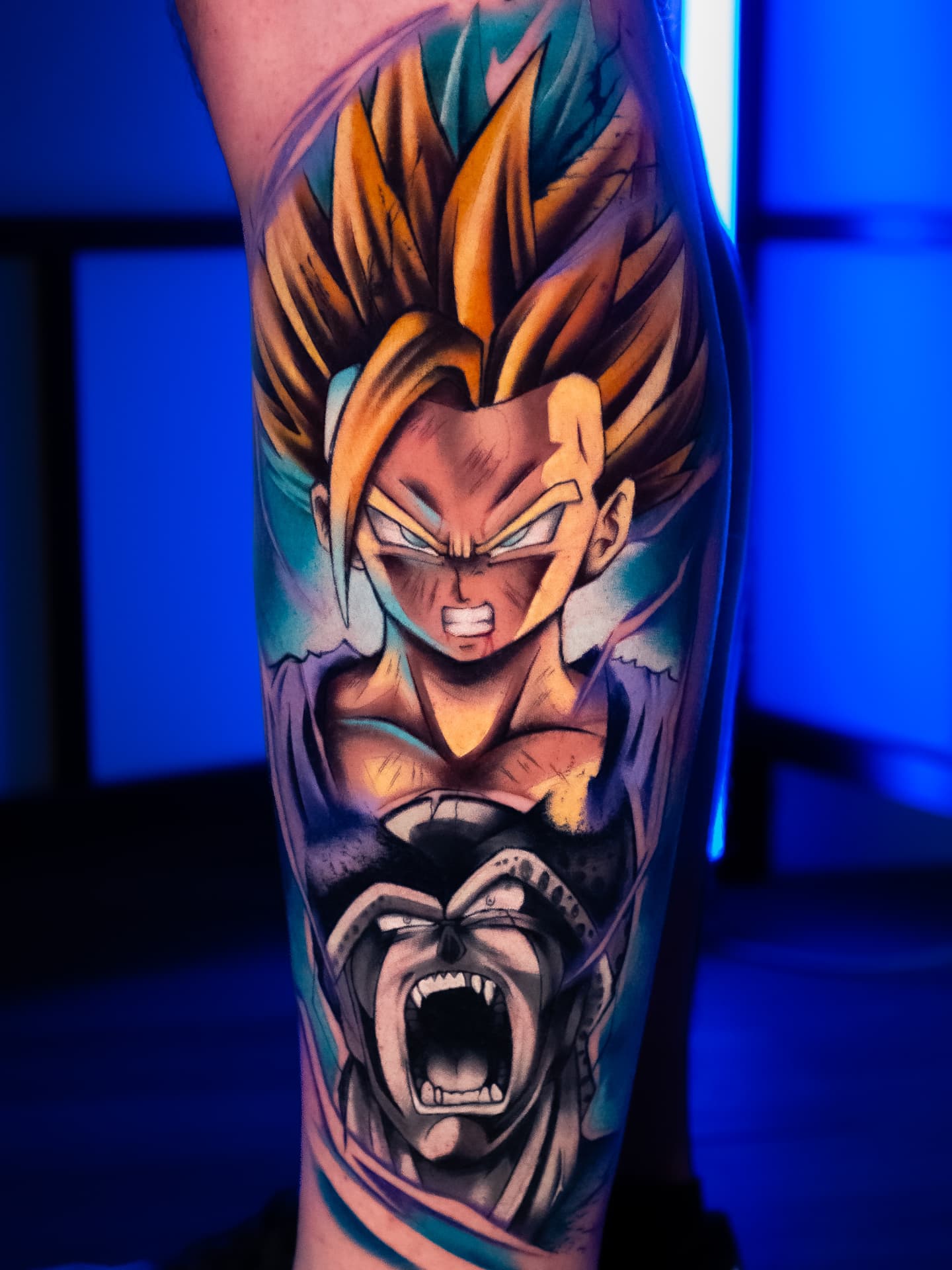 Tatuaż — Gohan i Cell